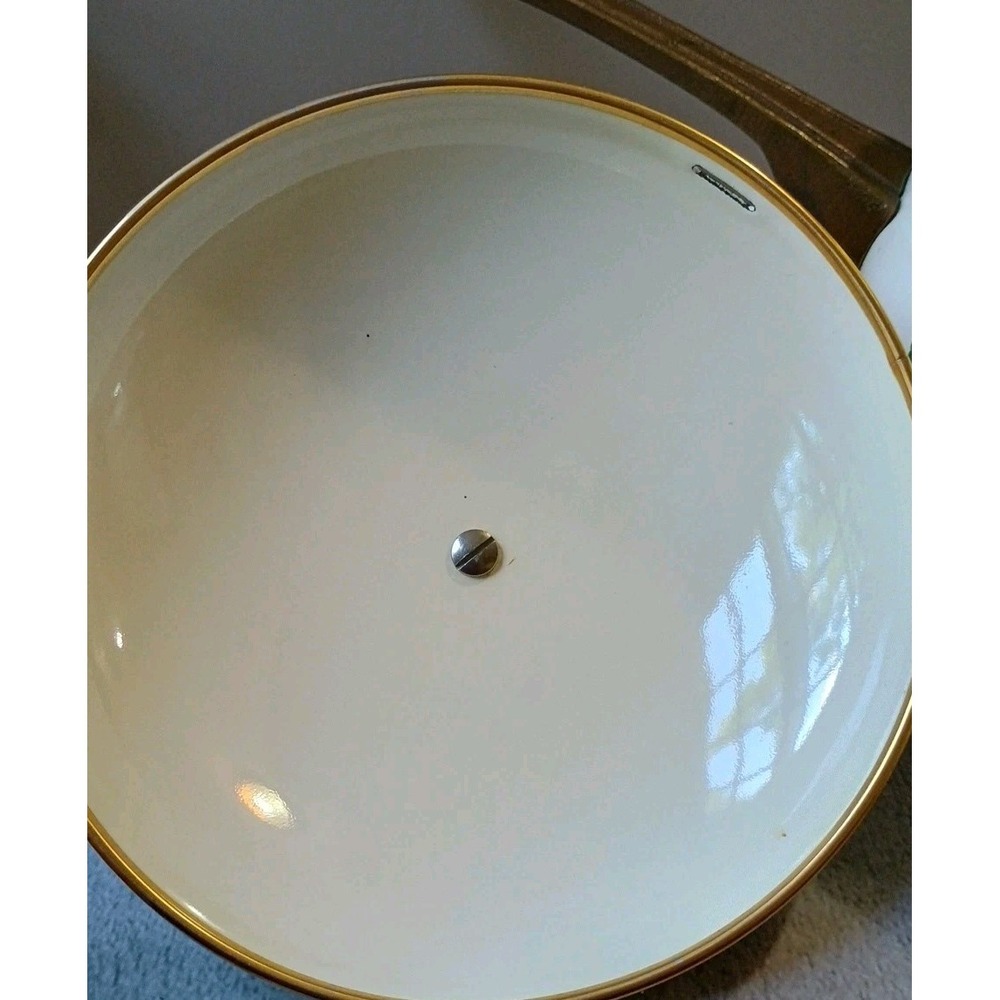 Villeroy & Boch French Garden Enamel Cooking Pot (3 qt)‎ With Lid Floral Decor - Picture 9 of 11